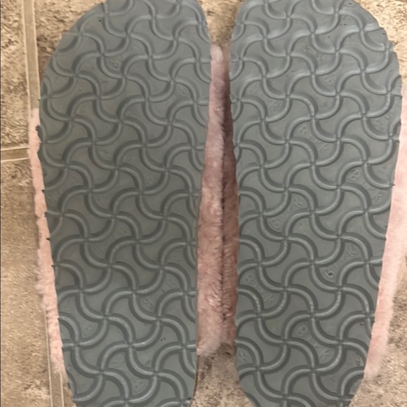 Papillio Soft Pink Furry Slippers - Picture 2 of 7